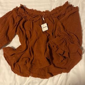 NWT DISCONTINUED Free People Boho Rosine Blouse